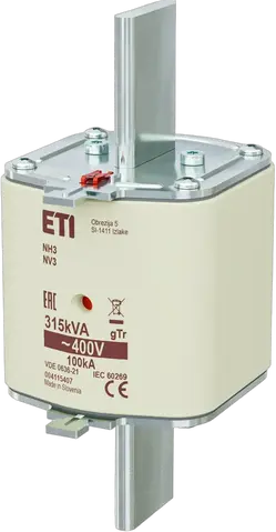 Slika NH3 gTr 455A/400V/315kVA
