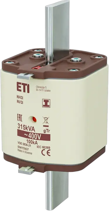 Slika NH3/I gTr 455A/400V/315kVA