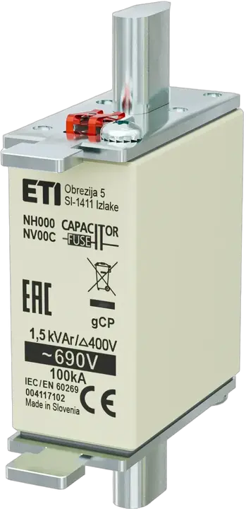 Slika NH000 gCP 1,5kVAr/690V