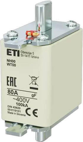 Slika NH00 gF 80A/400V