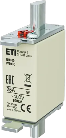 Slika NH000 gF 25A/400V