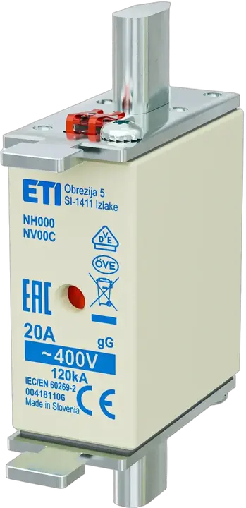 Slika NH000 gG 20A/400V