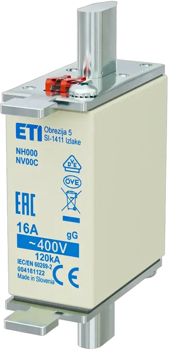 Slika NH000 gG 16A/400V korr.