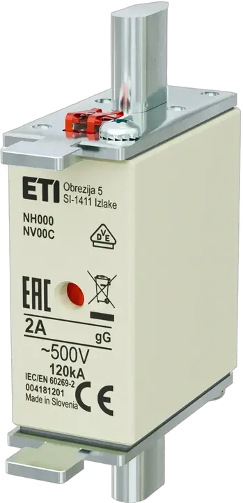 Slika NH000 gG 2A/500V