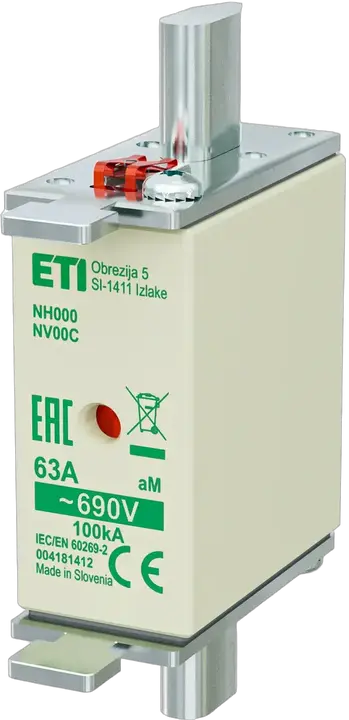 Slika NH000 aM 63A/690V