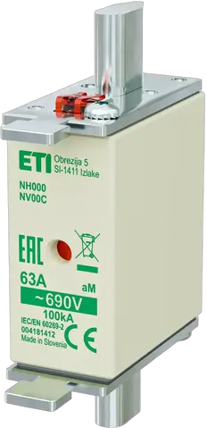 Slika NH000 aM 63A/690V