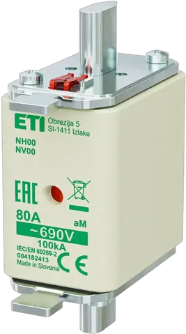 Slika NH00 aM 80A/690V