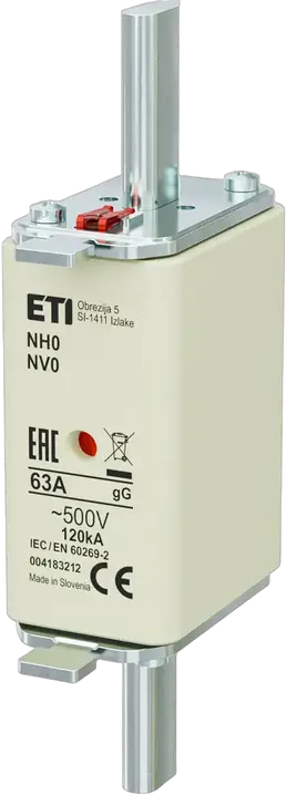 Slika NH0 gG 63A/500V