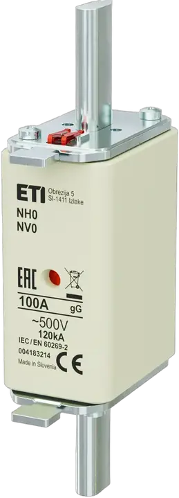 Slika NH0 gG 100A/500V