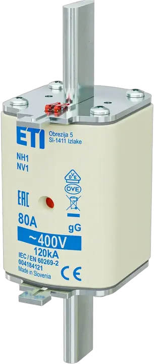 Slika NH1 gG 80A/400V