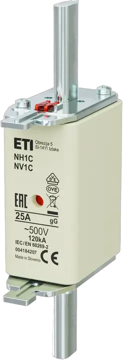 Slika NH1C gG 25A/500V