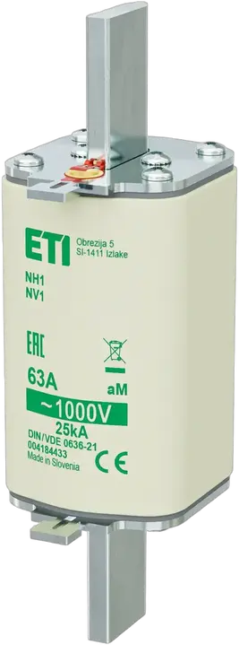 Slika NH1/85 aM 63A/1000V