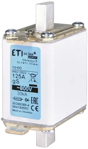 Slika NH00 gS 63A/800V