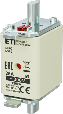 Slika NH00 gG 25A/800V