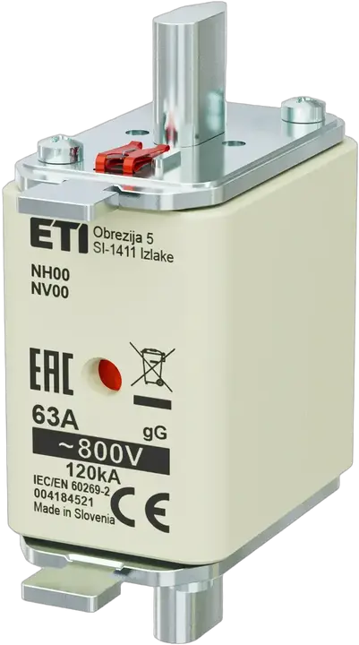Slika NH00 gG 63A/800V