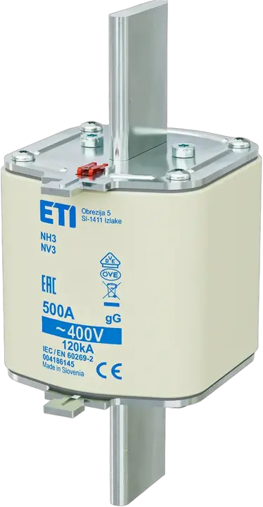 Slika NH3 gG 500A/400V korr.