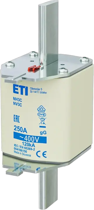 Slika NH3C gG 250A/400V korr.