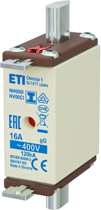 Slika NH000/I gG 16A/400V