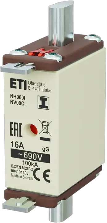 Slika NH000/I gG 16A/690V