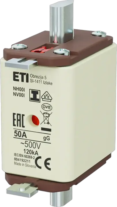 Slika NH00/I gG 50A/500V