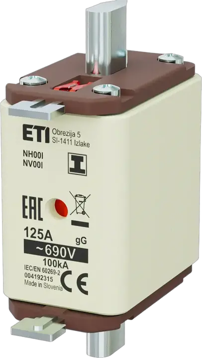 Slika NH00/I gG 125A/690V