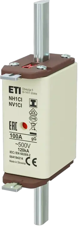 Slika NH1C/I gG 100A/500V