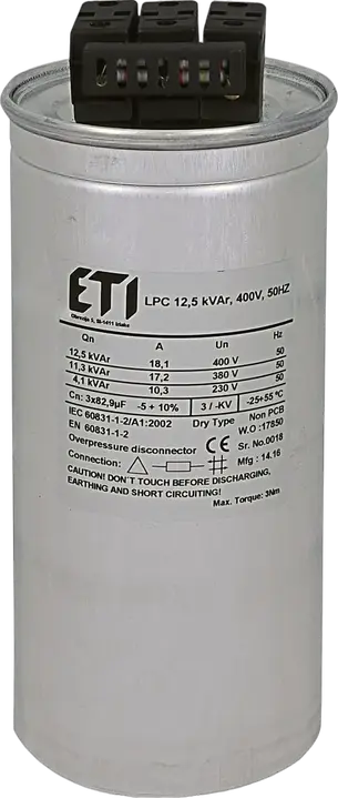 Slika LPC 12.5 kVAr, 400V, 50Hz