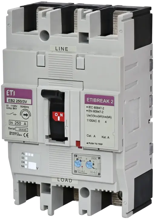 Slika EB2 250/3V 250A 3p 1100V