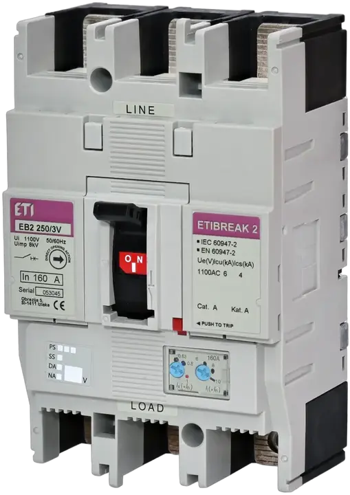 Slika EB2 1250/3VE 800A 3p 1100V