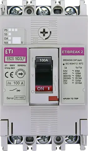 Slika EB2S 160/3LF 100A 3p