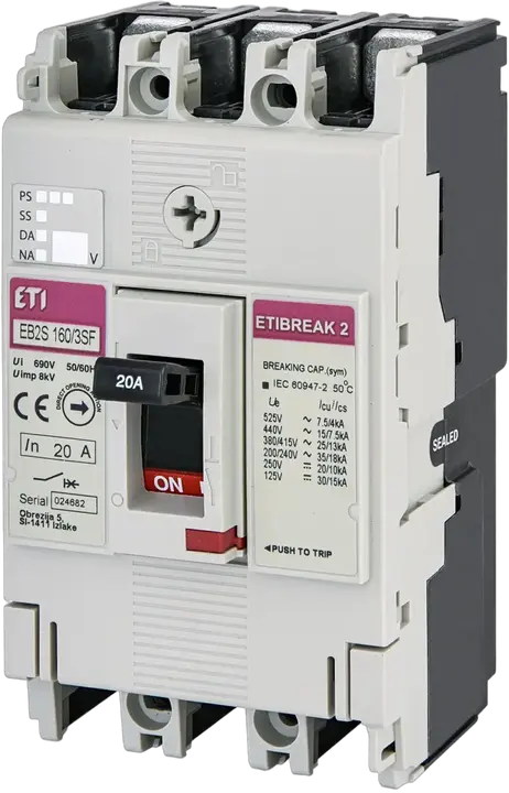 Slika EB2S 160/3SF 20A 3p