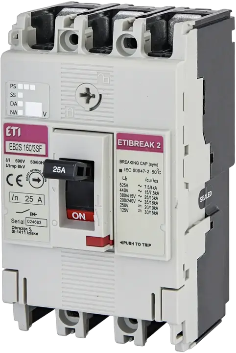 Slika EB2S 160/3SF 25A 3p