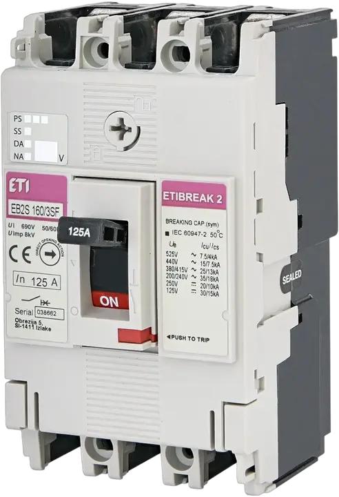 Slika EB2S 160/3SF 125A 3p