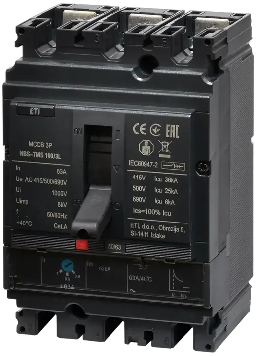 Slika NBS-TMS 100/3L  63A 3P