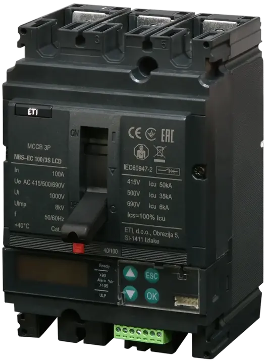 Slika NBS-EC 100/3S LCD 100A 3P