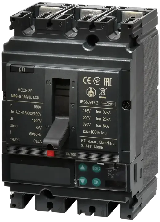 Slika NBS-E 160/3L LCD 160A 3P