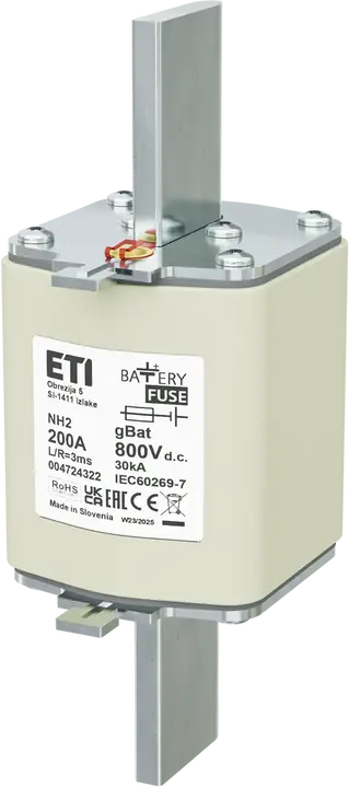 Slika NH2 gBat 200A/800V DC