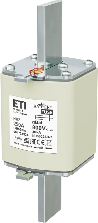 Slika NH2 gBat 250A/800V DC