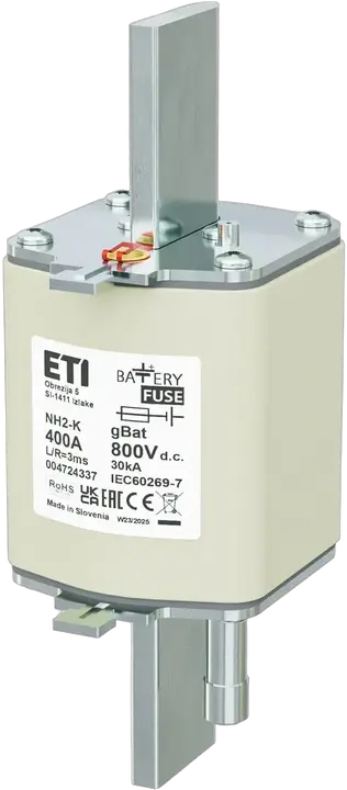 Slika NH2/K gBat 400A/800V DC