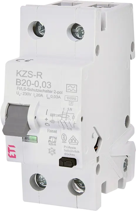 Slika * KZS-R 1p+N A B20/0.03